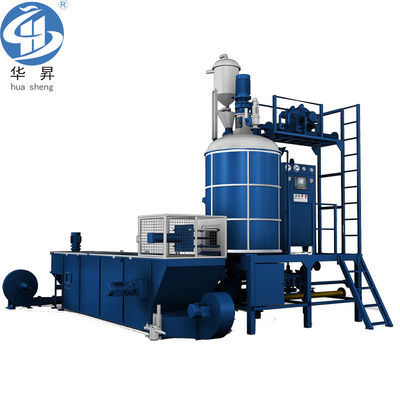 EPS Batch Pre-Expander Machine Bruto gewicht 2500.000kg Ingenieurs voor overzeese service