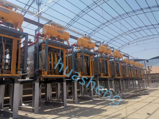 Huasheng Icf Block Molding Machine met op maat gemaakte aanvraag en 60-180s Cycle Time