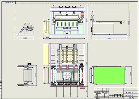 Computerized EPS Foam Heating Floor Panel Laminating Machine voor koolstofarme gebouwen