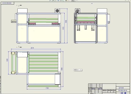 Computerized EPS Foam Heating Floor Panel Laminating Machine voor koolstofarme gebouwen